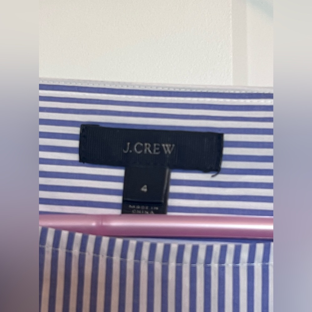 J Crew boat neck pinstripe top - Picture 6 of 7